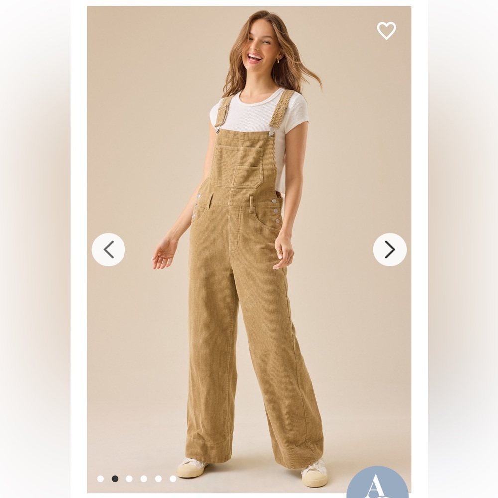 New with tags Altar’d State Danielle Corduroy Overalls - Picture 3 of 10